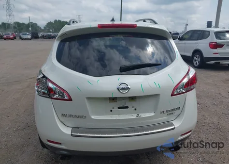 2012 Nissan Murano Le from USA, damaged, VIN JN8AZ1MW0CW222817